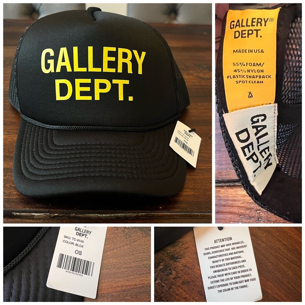 Gallery Dept Logo Black Trucker Hat